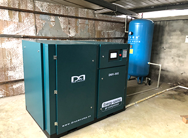 Thanks to an instrument company, the new plant purchased Dream air compressor!