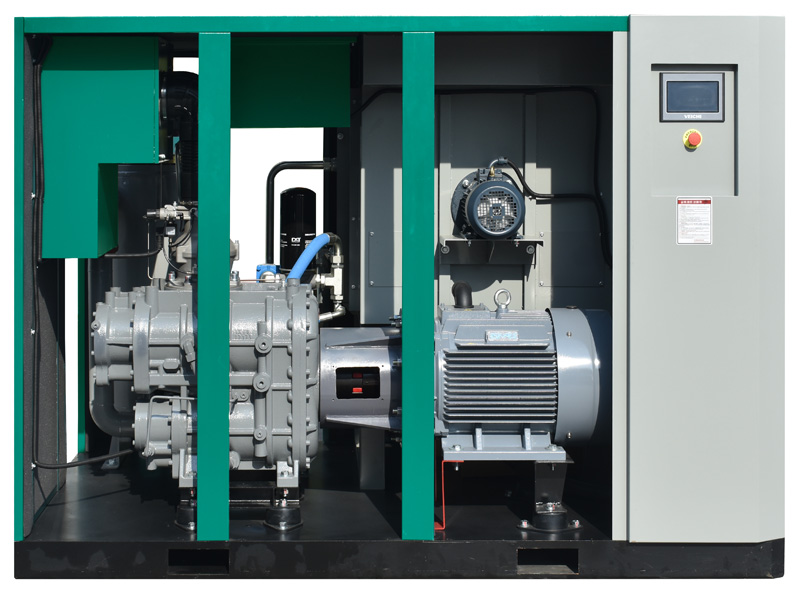 Oil-injected Low Pressure PM Rotary Screw Air Compressor