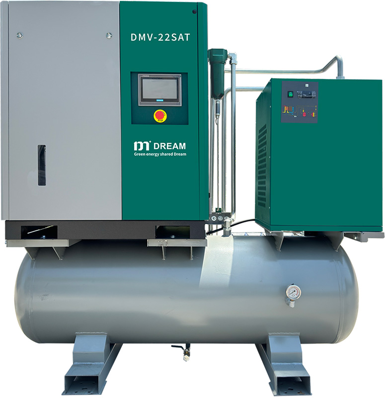 Four-in-one/ All-in-one Oil-injected  Rotary Screw Compressor (VSD/FSD)