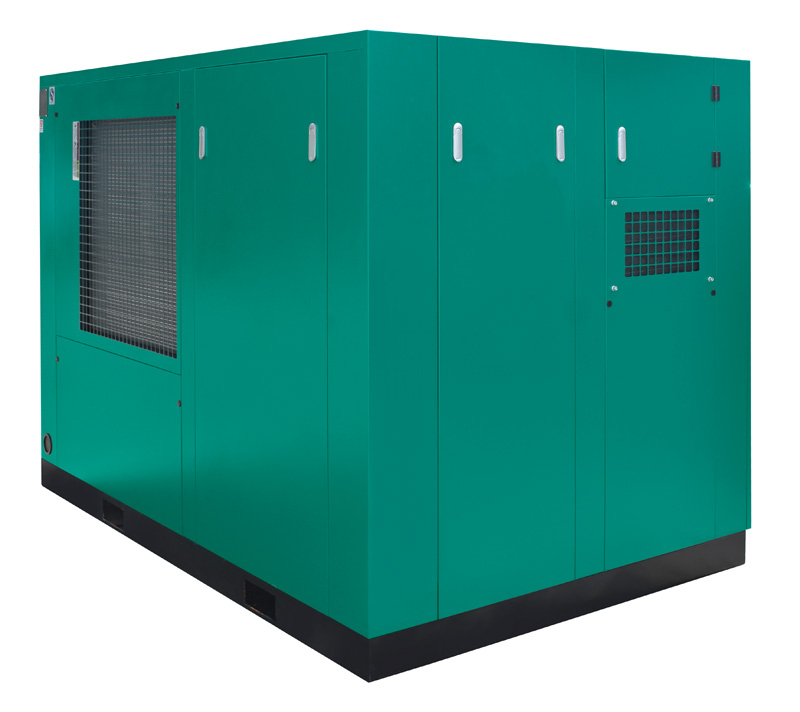 Oil-injected Low Pressure PM Rotary Screw Air Compressor