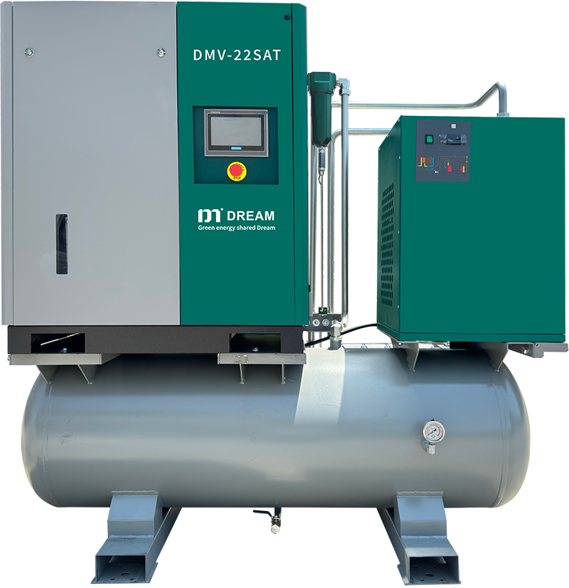 Four-in-one/ All-in-one Oil-injected  Rotary Screw Compressor (VSD/FSD)