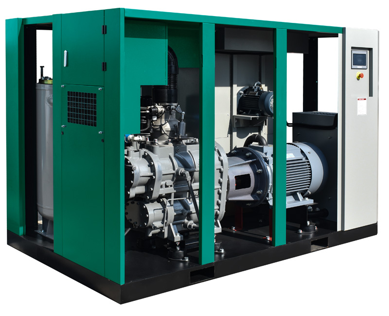 Oil-injected Low Pressure PM Rotary Screw Air Compressor