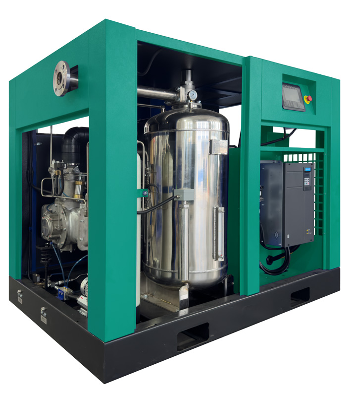 Oil Free Water Lubricated Rotary Screw Air Compressor