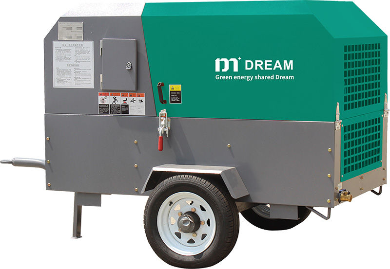 Electrical portable screw air compressor